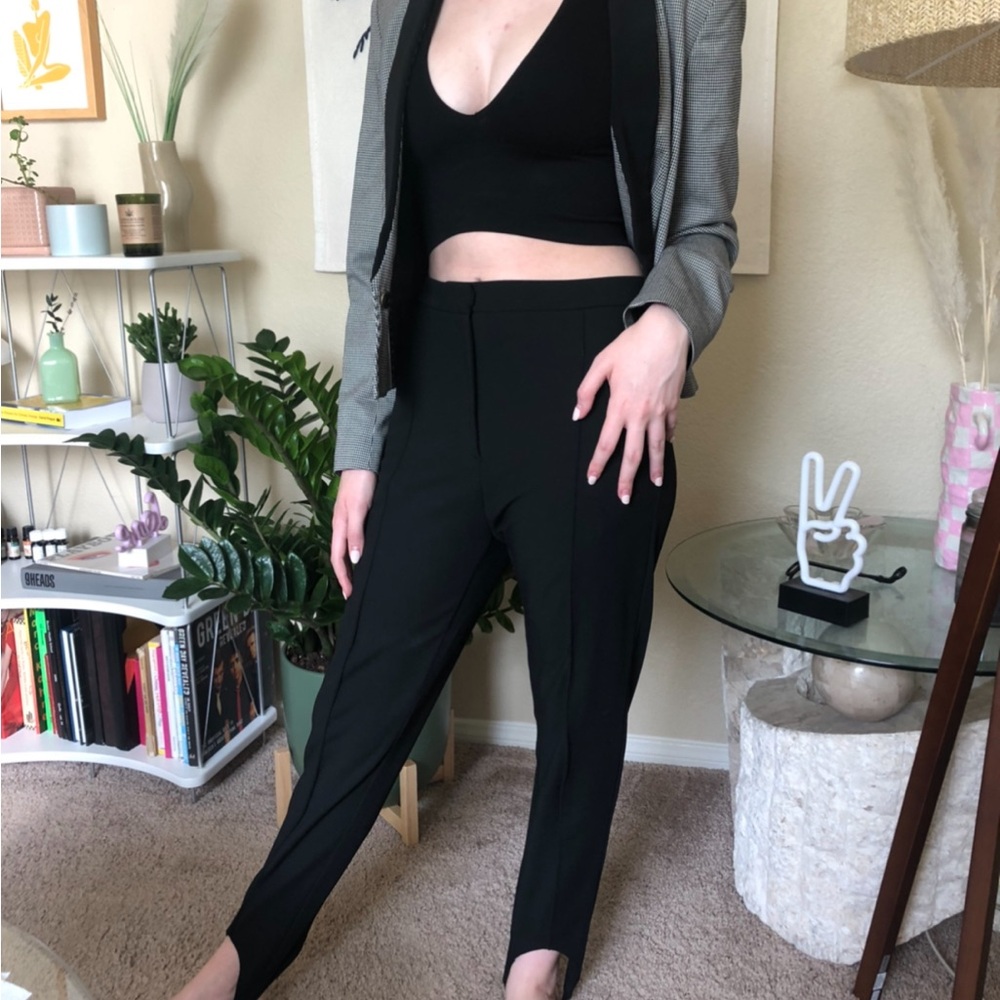 H&M Black Stirrup Pants